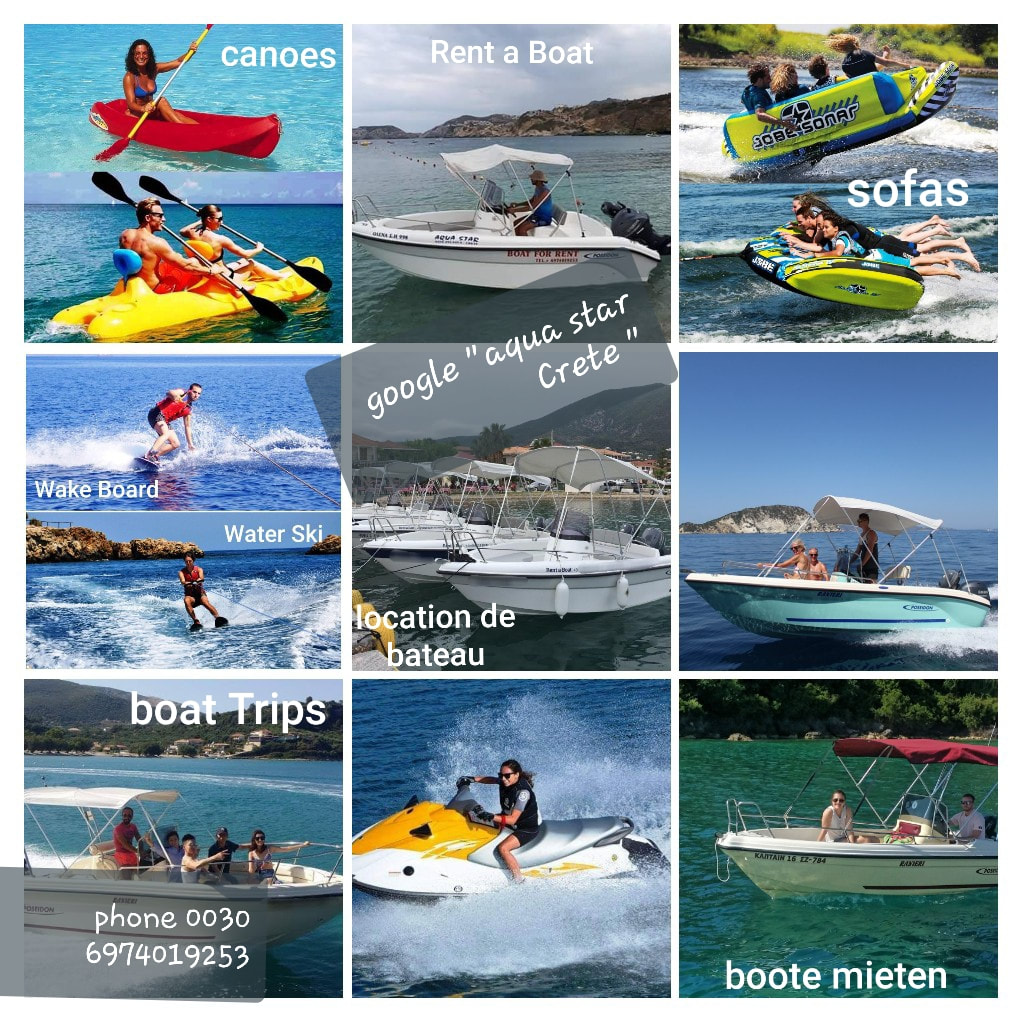 jet ski & water sports in agia pelagia Crete
